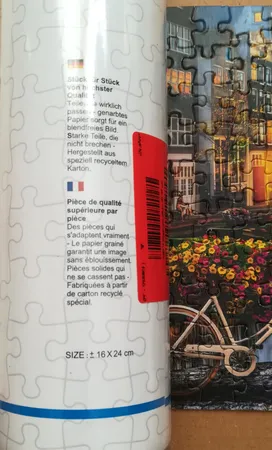 پازل 170 تکه مینیاتور مدل دوچرخه کد 01588