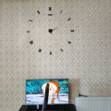 ساعت دیواری دکوراتیو مدل طرح رومی سایز 120