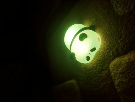 چراغ خواب کودک مدل سیلیکونی پاندا