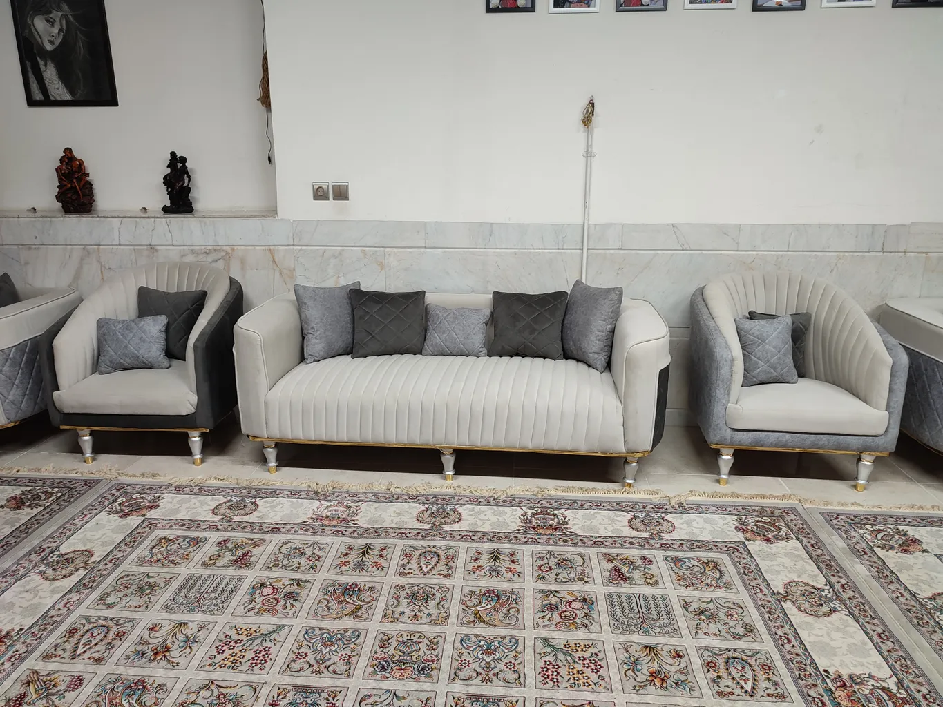 مبل 5 نفره مبل ایران استیل مدل روبرتو