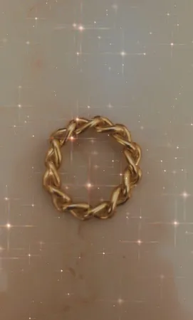 انگشتر دخترانه مدل زنجیر