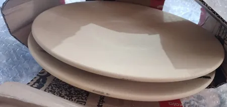 بشقاب سفالی خام کد G25 بسته 3 عددی