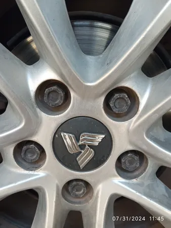 درپوش وسط رینگ خودرو چیکال مدل P-62 مناسب برای برلیانس 320 بسته 4 عددی