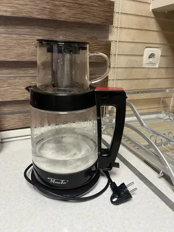 قوری مدل  پیرکس شفاف 600ml