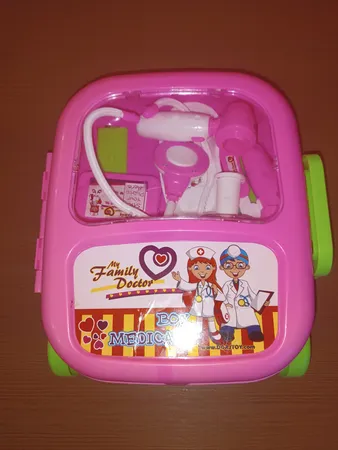 ست اسباب بازی تجهیزات پزشکی چرخ دار کد M6699