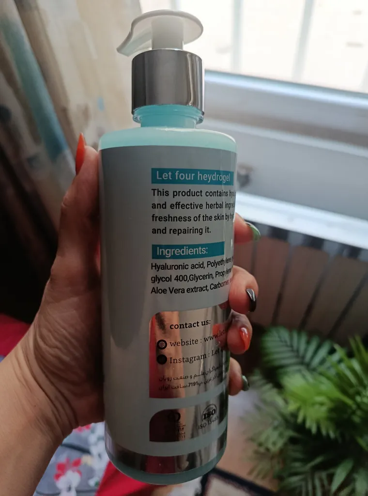 ژل آبرسان لتفور مدل هیدروبوست حجم 450 میلی لیتر