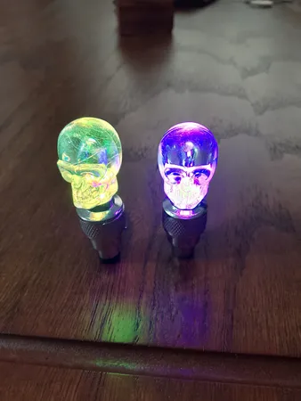 چراغ دوچرخه فایرفلایز مدل Skull بسته 2 عددی