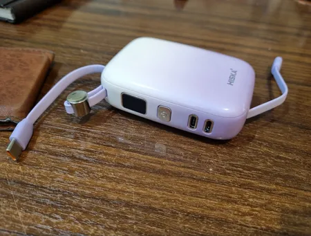 پاوربانک 22.5 وات هیسکا مدل HP-125PD ظرفیت 10000 میلی آمپر ساعت