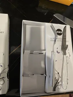 ست کارد و چنگال میوه خوری 12 پارچه دی ام جی کد 1144