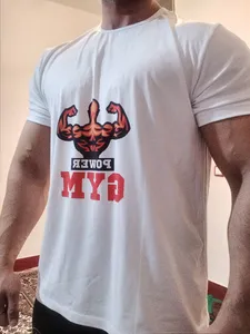 تجریه خرید تی شرت آستین کوتاه طرح Power Gym کد 13481