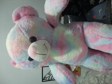 عروسک طرح خرس آبرنگی مدل A03 ارتفاع 100 سانتی متر