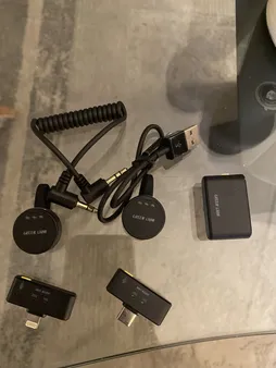 ست میکروفن بی سیم گرین لاین مدل GM-85X با درگاه‌های اتصال USB C