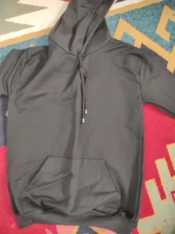 هودی مردانه کد WB182 رنگ مشکی