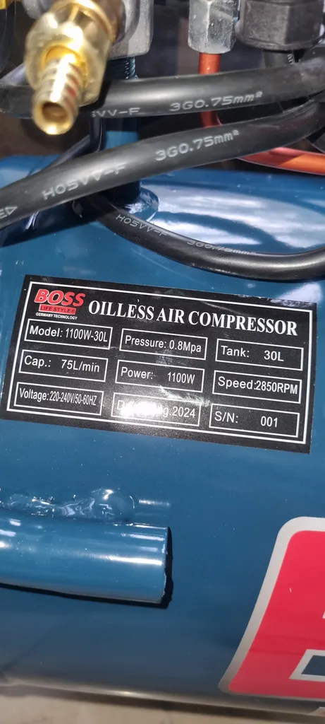 کمپرسور هوا صنعتی باس کد BS123WP314-2