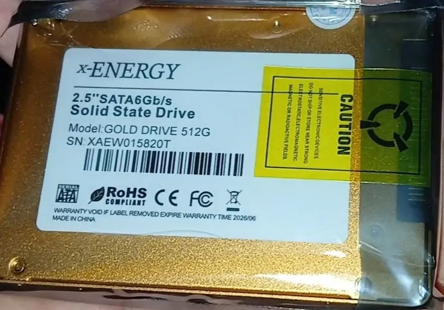 اس اس دی اینترنال ایکس انرژی مدل Gold ظرفیت 512 گیگابایت