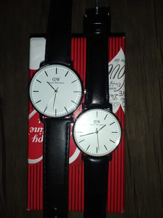 ست ساعت مچی عقربه ای زنانه و مردانه کد D-05