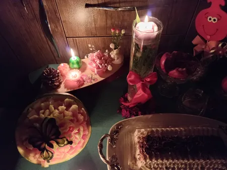 شمع شناور مدل 016 بسته 4 عددی