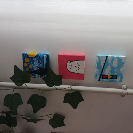 بوم نقاشی لیما بوم مدل انگشتی سایز 10x10 سانتی متر بسته 3 عددی