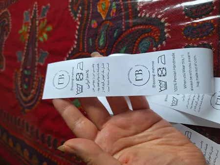 برچسب پرینتر لیبل زن مدل تایوک مناسب برای پارچه