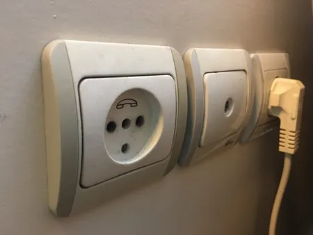 سوکت تلفن دوقلوی دلند مدل آسا