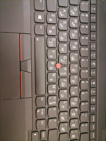 برچسب حروف فارسی کیبورد کد ۰۰۲