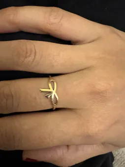 انگشتر طلا 18 عیار زنانه ناریا مدل H228