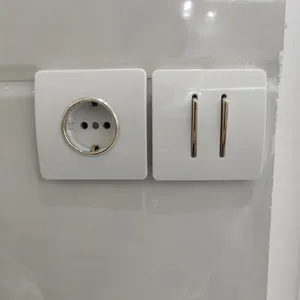 تجریه خرید پریز برق ارت دار صنایع آسیا الکتریک مدل کریستال بسته 10 عددی