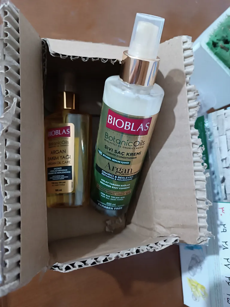 اسپری دو فاز مو بیوبلاس مدل argan حجم 200 میلی لیتر