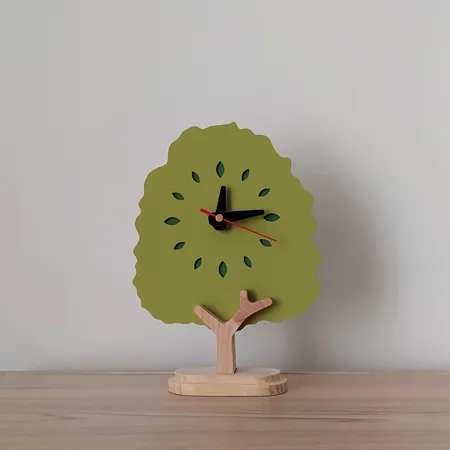 ساعت رومیزی طرح درخت مدل MD038