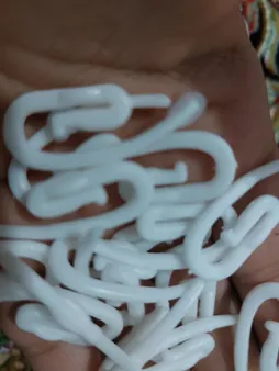 گیره پرده مدل 001 بسته 100 عددی