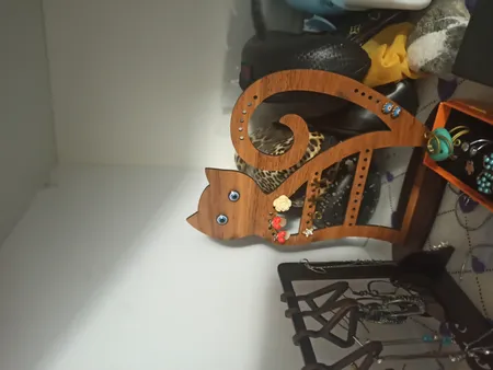 استند جواهرات طرح گربه مدل C1