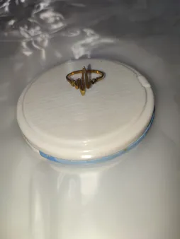 انگشتر زنانه طرح ضربان کد RKH_775