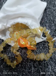 تجریه خرید ریسه سنگ سیترین مدل نامنظم کد 01