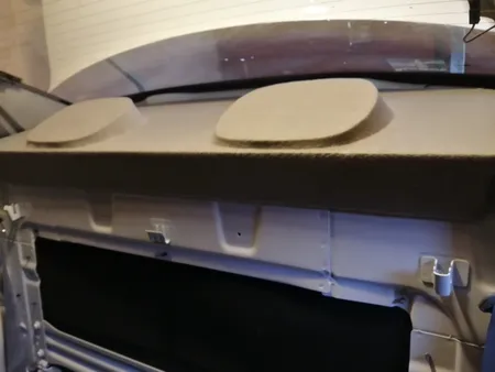 طاقچه عقب خودرو طرح برجسته مدل S001 مناسب برای ساینا