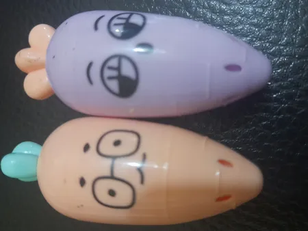 ماژیک علامت گذار طرح هویج مجموعه 6 عددی