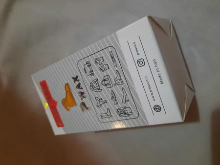 واکس براق کننده کفش پی واکس مدل 2 به همراه اسفنج