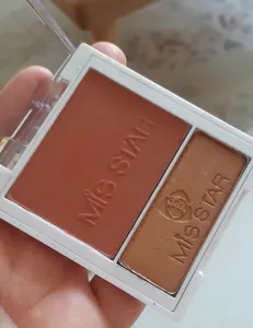 تجریه خرید پالت رژ گونه و هایلایتر میستار مدل Silky Effect شماره 05