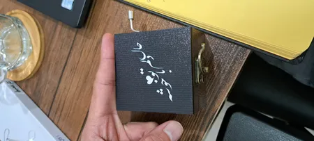 جعبه موزیکال مدل شعر عاشقانه کد N519