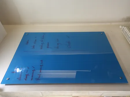 تخته وایت برد شیشه‌ ای عکسنگ مدل CG12090 سایز 120x90 سانتی متر