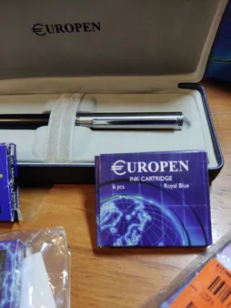کارتریج جوهر خودنویس یوروپن کد 2025 بسته 6 عددی