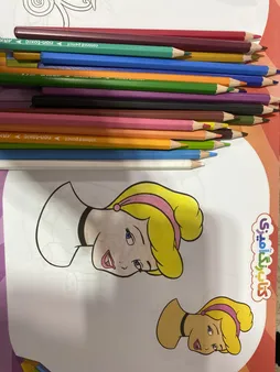 مداد رنگی 24 رنگ آریا مدل استوانه ای کد 3052