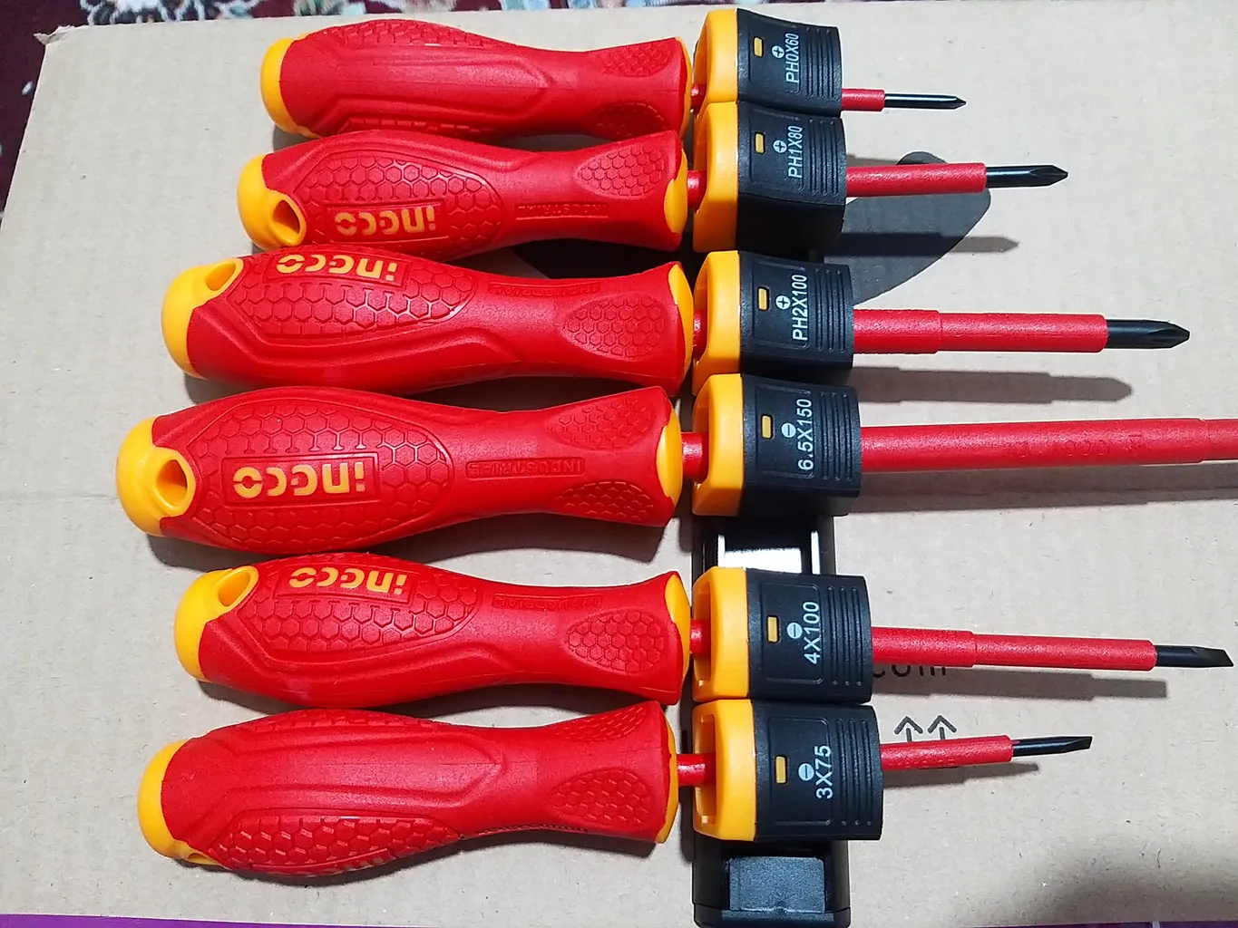 مجموعه ۶ عددی پیچ گوشتی اینکو مدل HKISD0608