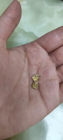 گوشواره میخی طلا 18 عیار زنانه بان گالری مدل ونکلیف گوارسه دوبل