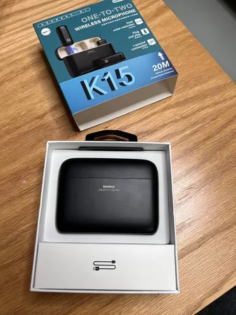 ست میکروفن بی سیم ریمکس مدل K15