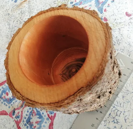 گلدان چوبی فیل چوب مدل GCH_ch