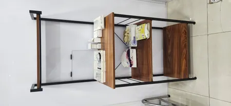 شلف دیواری دیزم مدل کافی بار کد SLF_F100_60_BRN