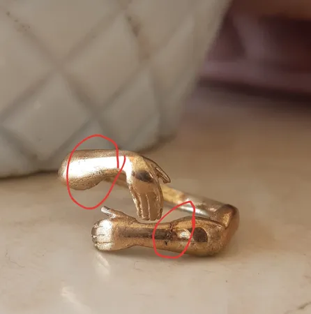 انگشتر مدل آغوش کد agh-brg