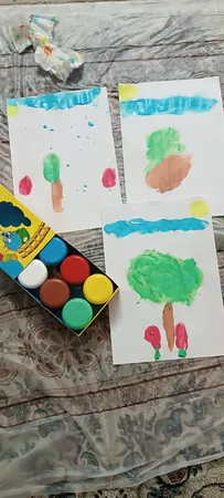 رنگ انگشتی 6 رنگ آریا مدل 7003