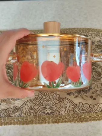 قابلمه مدل گل لاله سایز 16