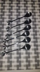قاشق چای خوری مدل برگ کد 00601 مجموعه 6 عددی